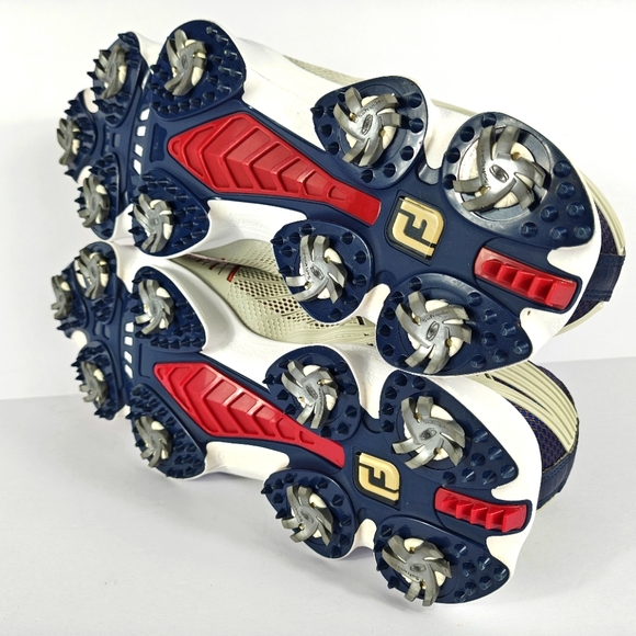 FootJoy HyperFlex Golf Shoes Men’s 10 Red White Blue Athletic Sneakers 51033 - Picture 15 of 16